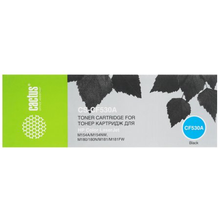 Картридж лазерный Cactus CS-CF530A черный (1100 стр.) для HP LJ M180n/M181fw