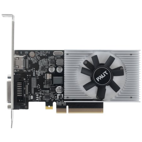 Видеокарта Palit PA-GT1030 2GD4 nVidia GeForce GT 1030 2048Mb PCI-E 64bit DDR4 1151/2100 DVIx1/HDMIx1/HDCP Ret low profile