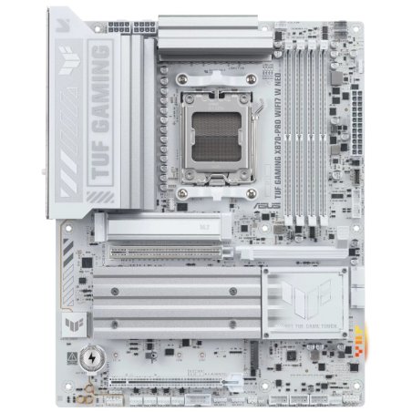 Материнская плата ASUS TUF GAMING X870-PRO WIFI7 W NEO, AM5, AMD X870, 4xDDR5, 2xSATA, 4xM.2, 1xPCIe 5.0 x16, 1xPCIe 4.0 x16, 1xHDMI, 1x5Gb LAN, Wi-Fi 7, Bluetooth 5.4, 2xUSB-C 40Gbps (USB4 / Gen3x2), 3xUSB-A 10Gbps, 4xUSB-A 5Gbps, 1xUSB-A 2.0, 3x3.5 мм, 