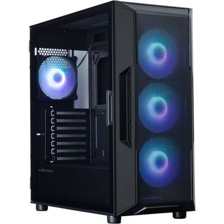 Корпус ZALMAN MidiTower I3 NEO ARGb V2 black (ATX, без БП, 2xUSB3.0, 4x120мм ARGb) (Zalman i3 NEO ARGb V2 Black)