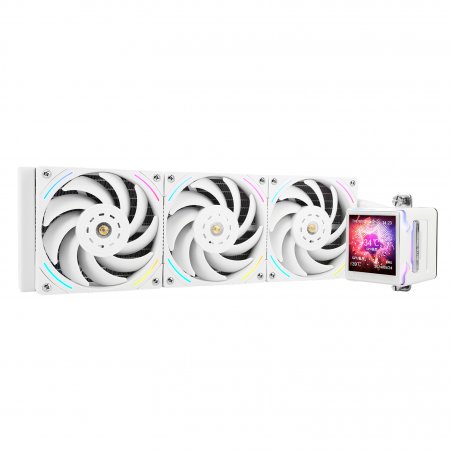 Система жидкостного охлаждения Thermalright Elite Vision 360 ARGB Soc-AM5/AM4/1200/1700/1851 черный 4-pin 27.7dB Al LCD Ret (E-VISION-360-BL-ARGB)