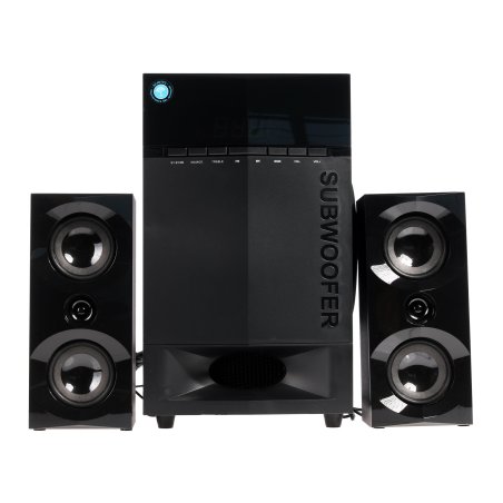Акустическая система Dialog Progressive AP-230 BLACK акустические колонки 2.1, 35W+2*15W RMS, Bluetooth, USB+SD reader