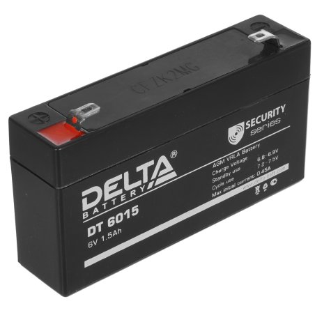 Батарея Delta DT 6015 (6V, 1.5Ah)