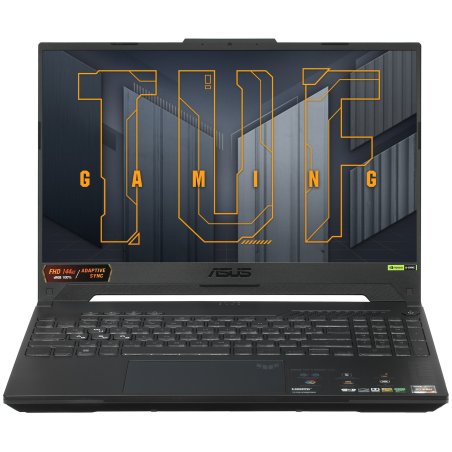 Ноутбук ASUS TUF Gaming A15 FA506NCG-HN218 черный AMD Ryzen 7 7445HS 3200MHz/15.6"/1920x1080/16Gb/512Gb SSD/NVIDIA GeForce RTX 3050 4Gb/Wi-Fi/Bluetooth/Windows 11 Pro