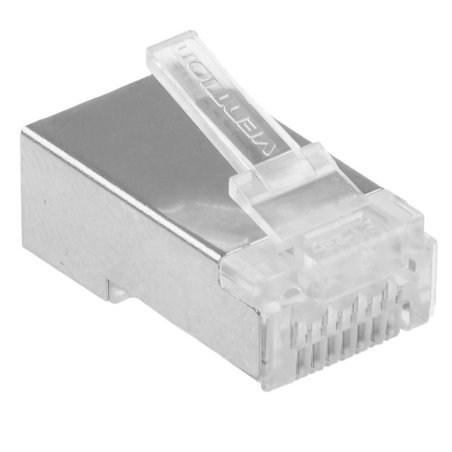 Коннектор Vention IDFR0-50 RJ45 (8p8c), FTP, cat. 6A, под витую пару, экранированный (50шт.)
