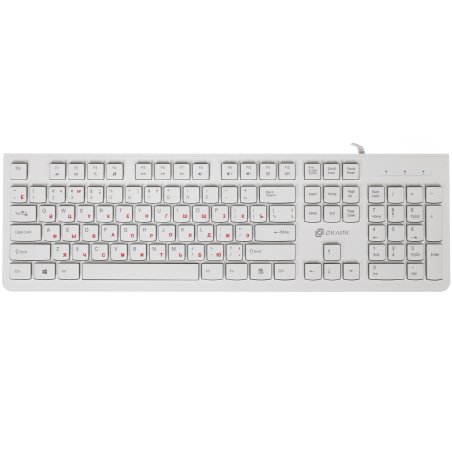 Клавиатура проводная Oklick 120M, USB, черный
