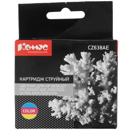 Картридж струйный HP 46 CZ638AE многоцветный для HP DJ Adv 2020hc/2520hc