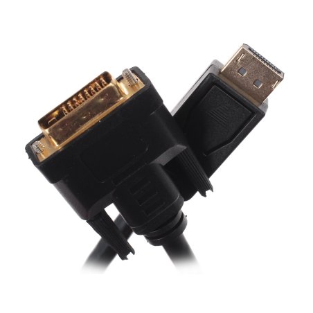 Кабель DisplayPort-DVI Gembird/Cablexpert 3м, 20M/19M, черный, экран, пакет(CC-DPM-DVIM-3M)