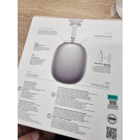 Наушники накладные Hoco W65 оранжевый беспроводные bluetooth оголовье (50380)