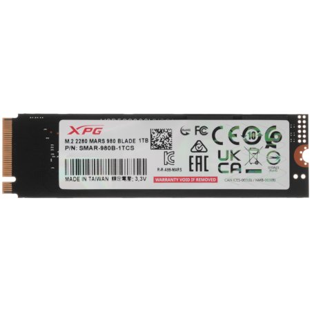 Накопитель SSD 1Tb ADATA XPG MARS 980 BLADE, M.2 2280, PCI-E 5x4, R/W -14000/10000 MB/s 3D-NAND