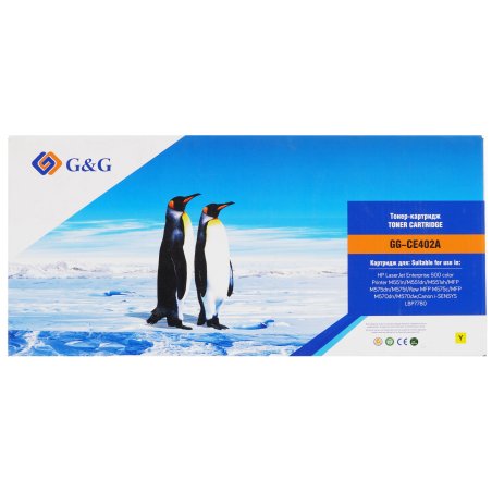 Картридж лазерный G&G GG-CE402A желтый (6000стр.) для HP LJ Enterprise 500 M551n/MFP M575dn/MFP M570dn
