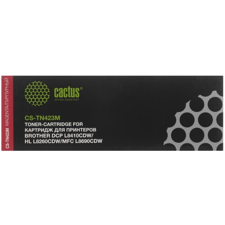 Картридж лазерный Cactus CS-TN423M пурпурный (4000 стр.) для Brother DCP L8410CDW/HL L8260CDW/MFC L8690CDW