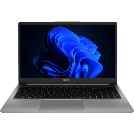 Ноутбук Tecno MegaBook K15SDA Ryzen 7 5825U 16Gb SSD 512Gb AMD Radeon Graphics 15.6" IPS FHD (1920x1080) Windows 11 Home grey WiFi BT Cam 6060mAh (71005000259)