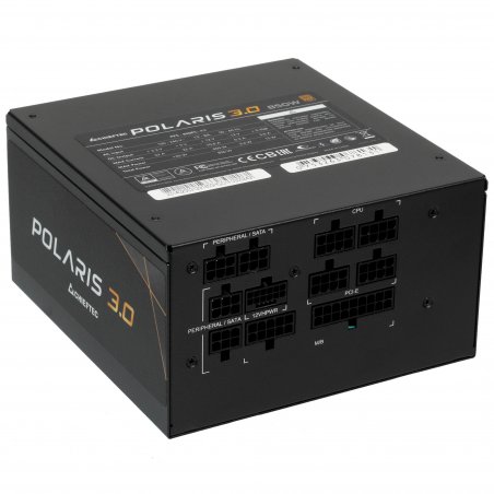 Блок питания Chieftec Polaris 3.0 PPS-850FC-A3, 850Вт, 80 PLUS Gold, 140мм, модульный, черный