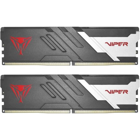Оперативная память Patriot Viper Venom, DDR5, 32Gb (2x16Gb), 6000MHz, CL30, DIMM, с радиаторами, серый/черный