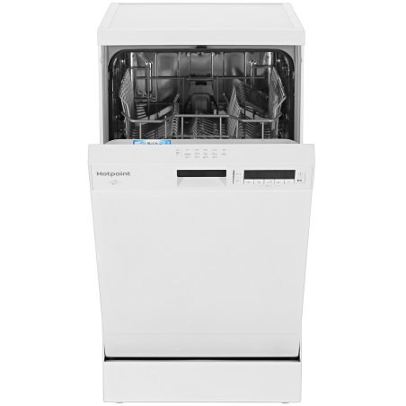 Посудомоечная машина HOTPOINT HFS 1C57, белый, 44.8 см, 10 компл., 49 дБ, класс A