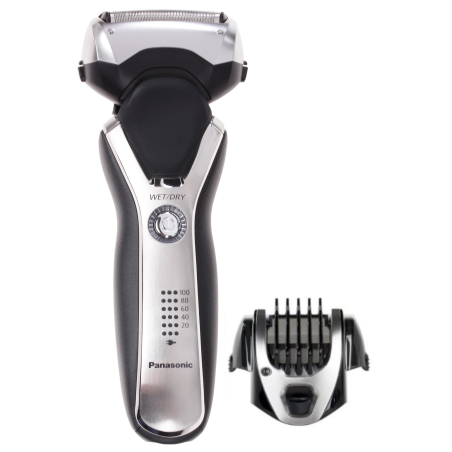 Электробритва сетчатая Panasonic ES-RT77-S520 реж.эл.:3 питан.:аккум. серебристый/черный