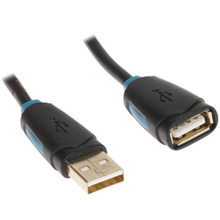 Кабель-удлинитель Vention USB 2.0 AM/AF - 5м Черный