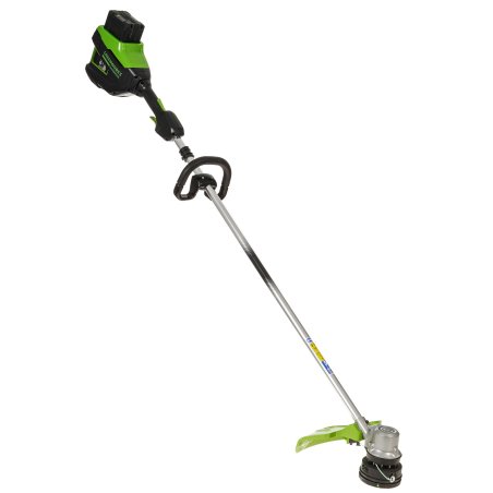Триммер аккумуляторный GreenWorks GD82LTk5, 82V, 40 см, бесщеточный, с 1хАКБ 5 А·ч и ЗУ (2110607UB)