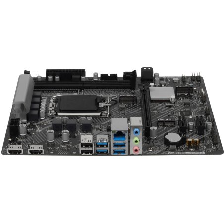 Материнская плата ASRock H610M-HVS/M.2 R2.0, LGA 1700, Intel H610, 2xDDR4, 4xSATA, 1xM.2, 1xPCIe 4.0 x16, 1xPCIe x1, 1xHDMI, 1xVGA, 1x 1Gb LAN, 4xUSB-A 2.0, 2xUSB-A 3.2 Gen 1, 3x3.5 мм, 7.1, mATX