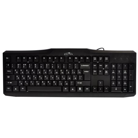 Клавиатура проводная Oklick 170M черный USB (855272)