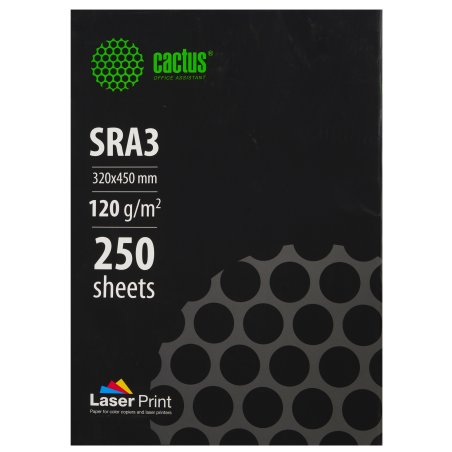 Бумага Cactus CS-LPSRA3120250 SRA3/120г/м2/250л./белый для лазерной печати