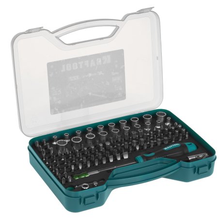 Набор: отвертка-битодержатель с насадками KRAFTOOL X-Drive-122, 122 шт (26816)