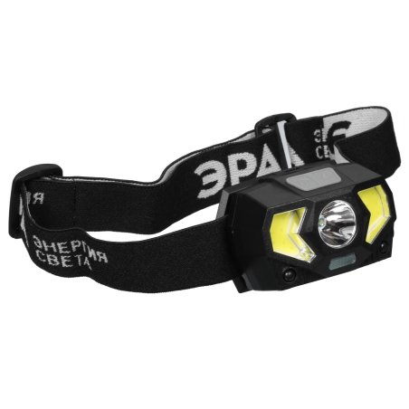 Фонарь светодиодный налобный Gb-608 на батарейках 3xAAA 5Вт 7 реж. черный Эра Б0052319
