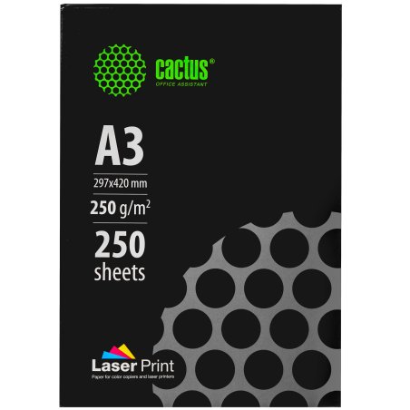 Бумага Cactus CS-LPA3250250 A3/250г/м2/250л./белый для лазерной печати