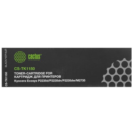 Картридж лазерный Cactus CS-TK1150 черный (3000 стр.) для Kyocera Ecosys P2235d/P2235dn/P2235dw/M2735dw