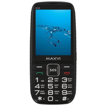 Мобильный телефон Maxvi B32 черный