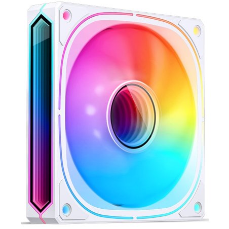Вентилятор для корпуса JONSBO FR-606WR Reverse (120x120x25мм, 4-pin PWM, ARGb, 35.99CFM, 26.5dBA, 1500RPM, белый)