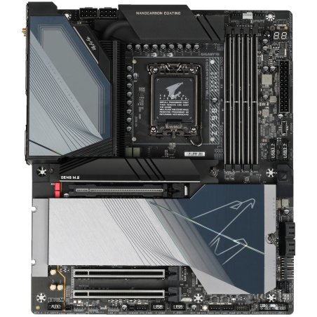 Материнская плата Gigabyte Z790 AORUS ELITE AX, LGA 1700, Intel Z790, 4xDDR5, 6xSATA, 4xM.2, 1xPCI-E 5.0 x16, 1xPCI-E 3.0 x4, 1xDP, 1xHDMI, 1x 2.5Gb LAN, 2xUSB-A 2.0, 3xUSB-A 3.2 Gen 1, 2xUSB-A 3.2 Gen 2, 1xUSB-C 3.2 Gen 2x2, 7.1, ATX