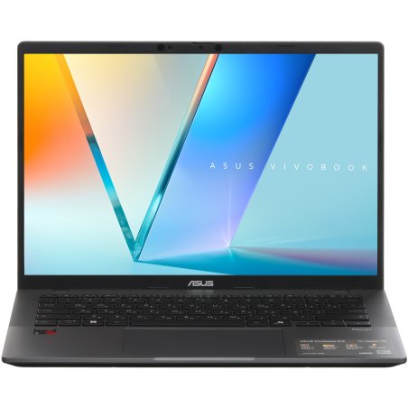 Ноутбук Asus VivoBook S14 S3407CA-LY097 Core Ultra 5 225H 16Gb SSD 512Gb Intel Arc 14" IPS WUXGA (1920x1200) без ОС серый WiFi BT Cam (90NB16J2-M00760)