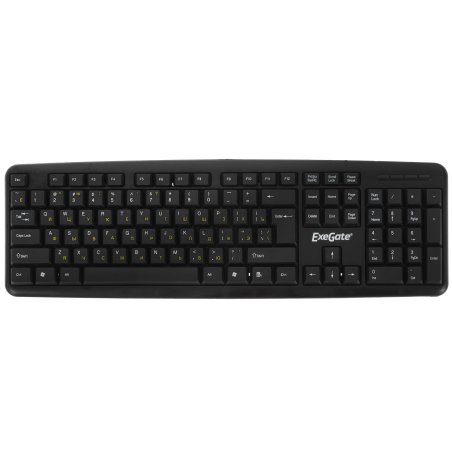 Клавиатура проводная ExeGate LY-331, USB, черный