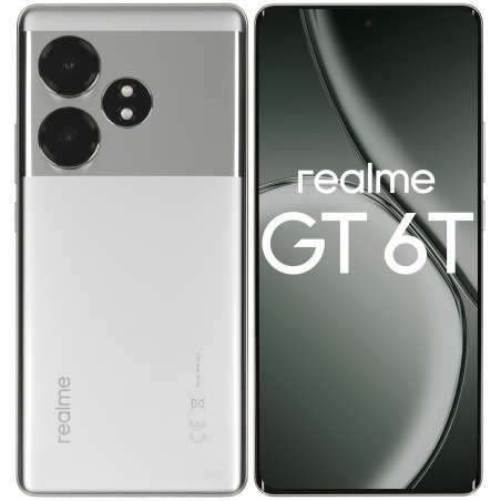 Смартфон Realme GT6 5G, 12/256Gb, серебристый