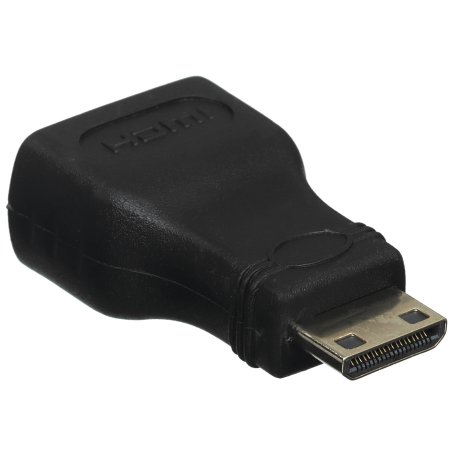 Переходник GoPower HDMI (f)-miniHDMI (m) ver.1.4 черный Premium Zip-Lock c подвесом (1/500)