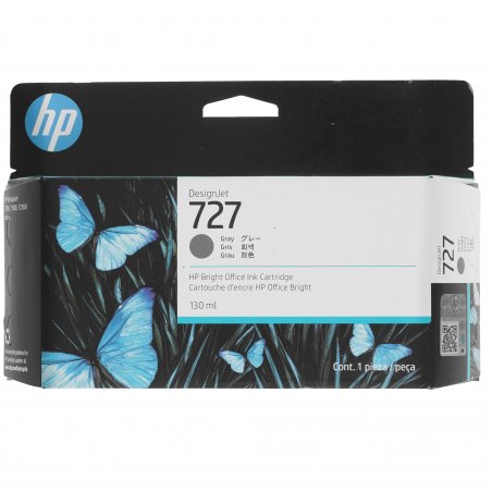 Картридж струйный HP 727 B3P24A серый для HP DJ T920/T1500 (130мл)
