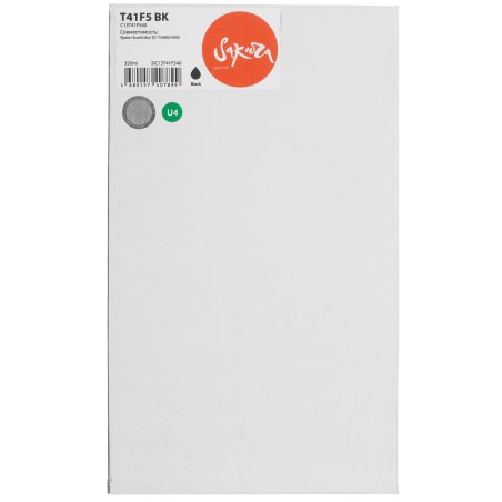 Картридж струйный Sakura C13T41F540 (T41F5 BK) для Epson, черный, 350 мл.