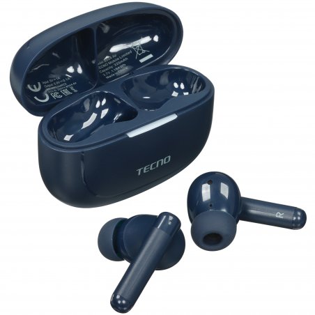 Наушники TWS Tecno Buds 4 Air черный, внутриканальные, Bluetooth, до 6 ч