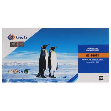 Картридж лазерный G&G GG-D109S черный (2000стр.) для Samsung SCX-4300