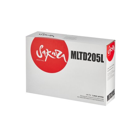 Картридж лазерный Sakura MLTD205L для Samsung ML-3310/3312/3710/3712ND SCX-4823/4833HD/5737/5637HR/5639/573, черный, 5000 к.