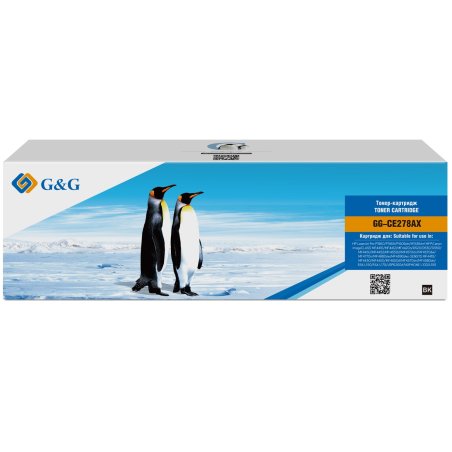 Картридж лазерный G&G GG-CE278AX черный (3000стр.) для HP LJ Pro P1560/P1566/P1606dn/M1536dnf MFP