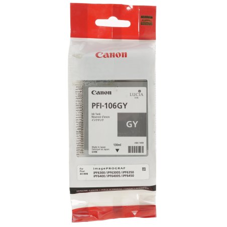 Картридж струйный Canon PFI-306 GY (6666B001) серый (330 мл) для Canon iPF8300S/8400/9400S/9400