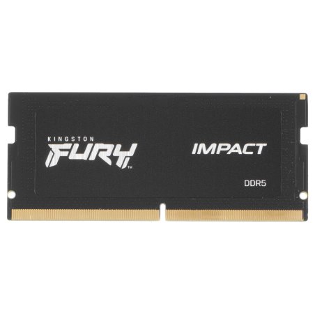 Оперативная память Kingston Fury Impact, DDR5, 16Gb (1x16Gb), 4800MHz, CL38, SO-DIMM