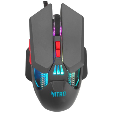 Мышь проводная Acer Nitro OMW302 черный, 7200 dpi, USB, кнопки - 7