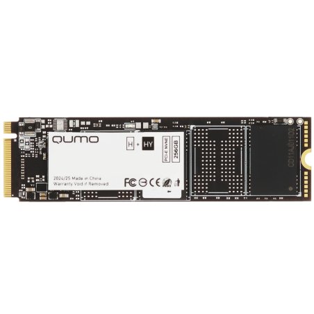 Накопитель SSD QUMO Novation, 256Gb, M.2 2280, PCIe 3.0 x4, NVMe, R/W 3100/1290
