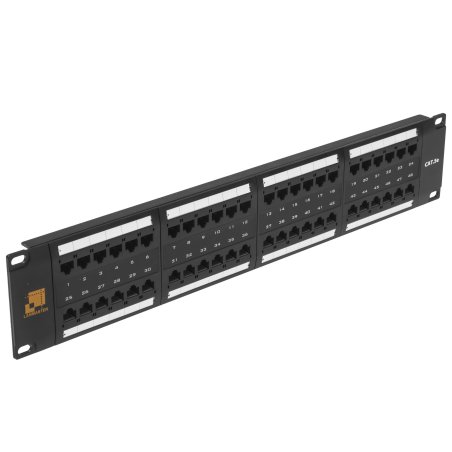 Патч-панель Lanmaster LAN-PPL48U5E 19" 2U 48xRJ45 кат.5e UTP