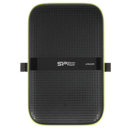 Внешний HDD Silicon Power USB 3.0 4Tb SP040TBPHDA60S3K A60 Armor 2.5" черный/зеленый