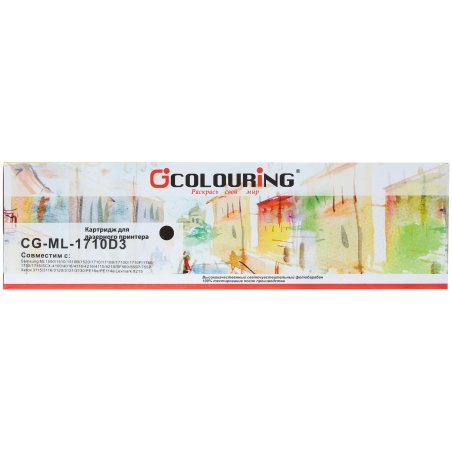 Картридж лазерный Colouring CG-ML-1710D3 черный (3000 стр) для Samsung ML-1500/1510/1510B/1520/1710/1710B/1710D/1710P/1740/1750/1755/SCX-4100/4016/4116/4216/4110/4210/SF560/565P/755P/Xerox 3115/3116/3120/3121/3130/PE16e/PE114e/Lexmark X215